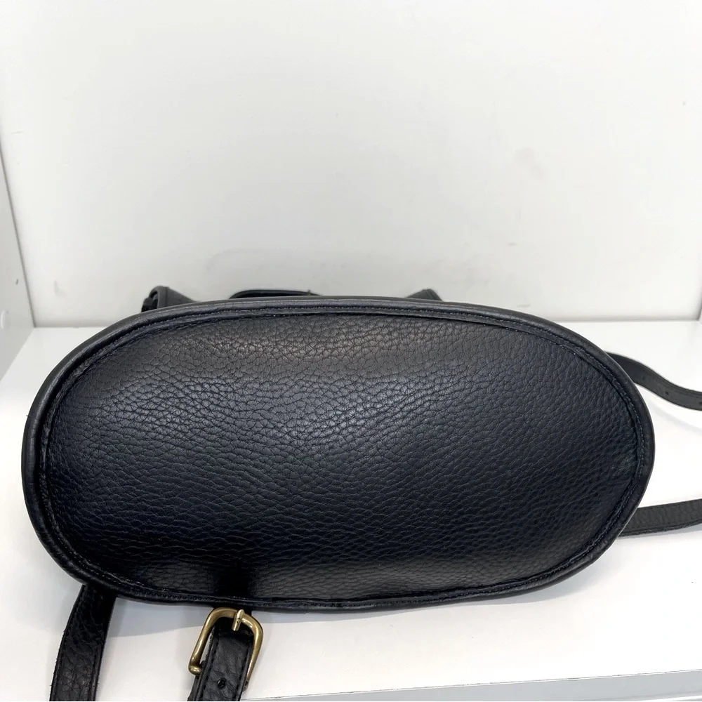 VTG 1996 COACH 9016 Black Leather/Suede Berkeley Women Backpack Made in The US